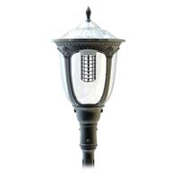 Light Efficient Design 20 watt 3000K Cool White Black LED Solar Flood Light